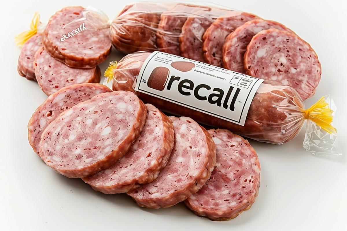 Alerte produit : Détail sur le rappel de saucisse de jambon biseau Charcuterie de la Thur 2024