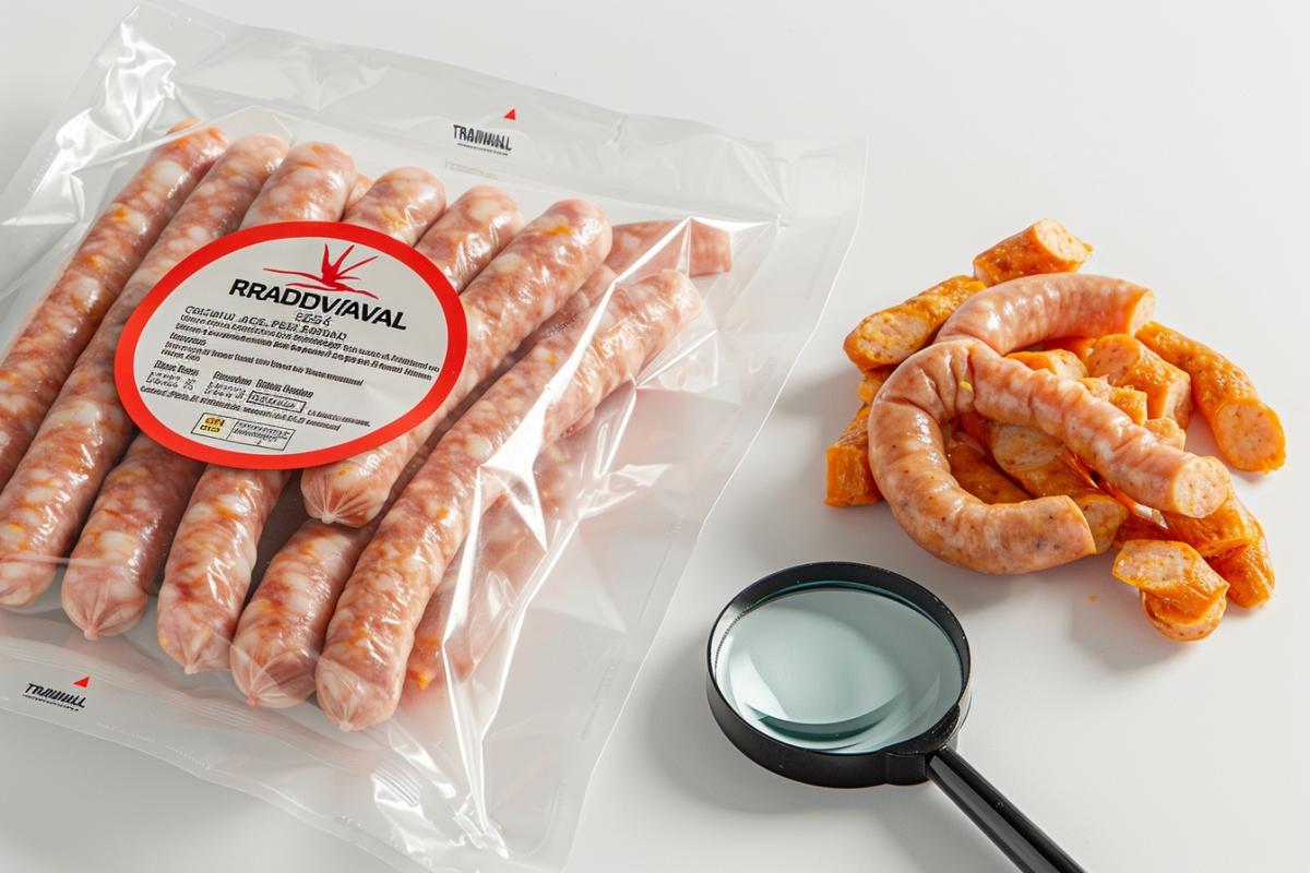 Alerte rappel consommateur : danger avec chipolatas et saucisse de Toulouse TRADIVAL 2024