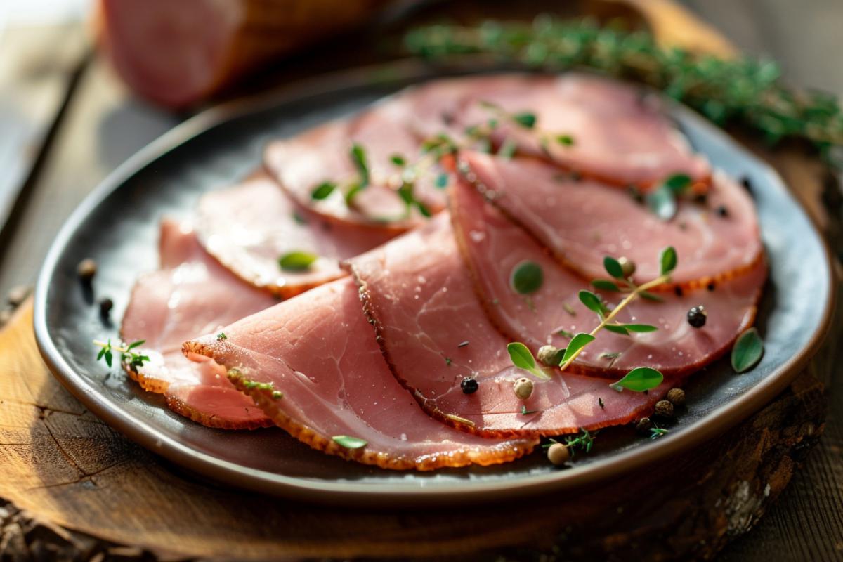 Alerte rappel U SAVEURS : détails sur le jambon cuit supérieur Bleu Blanc Coeur