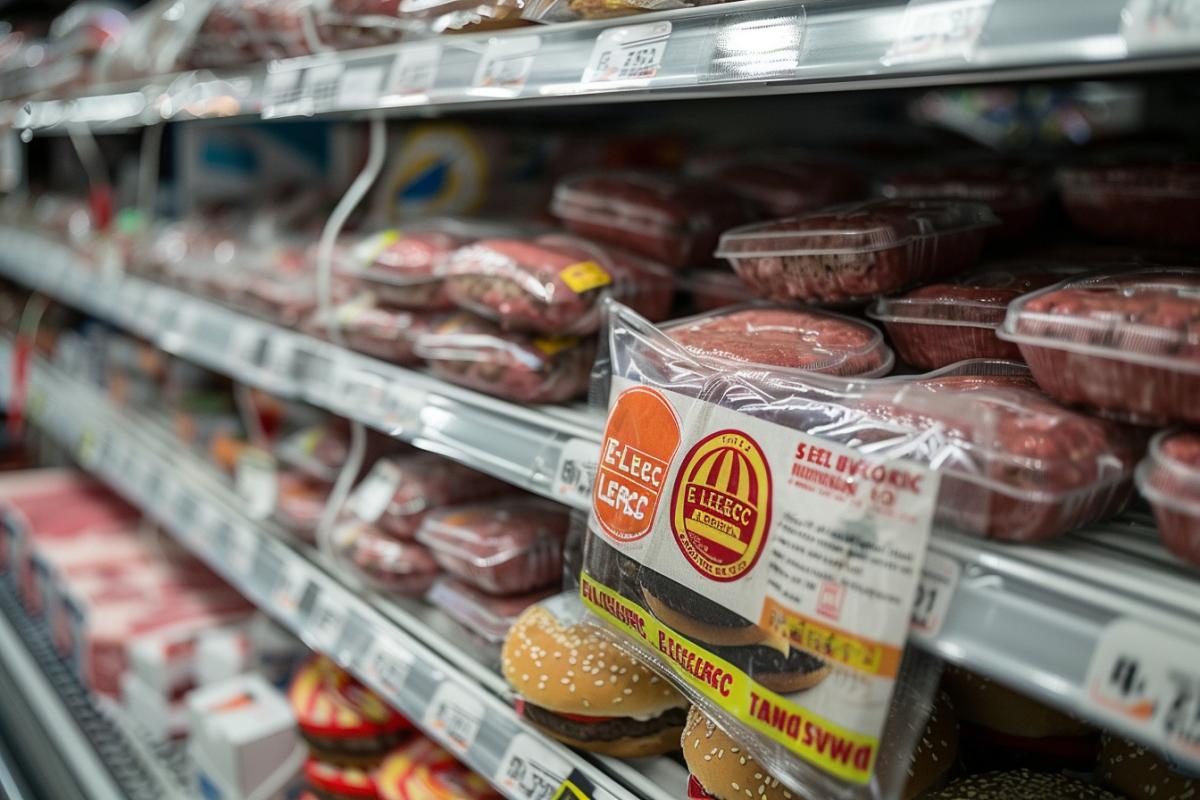 Alerte sécurité : rappel de STEAK HACHÉ DE BŒUF E. LECLERC – Détails importants
