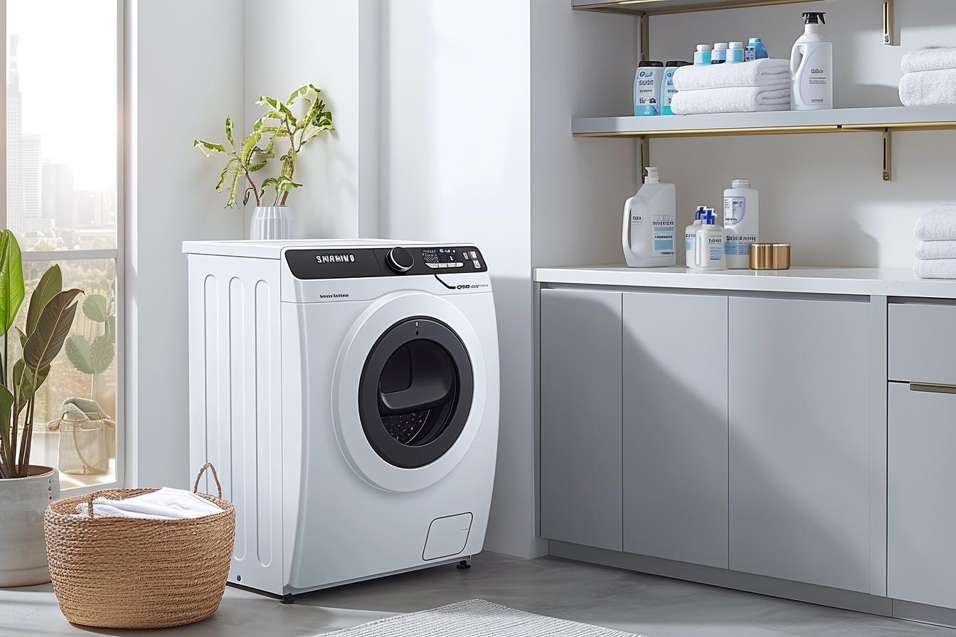 Avis Lave-Linge Samsung WW80T552DAW : efficace et économe en énergie