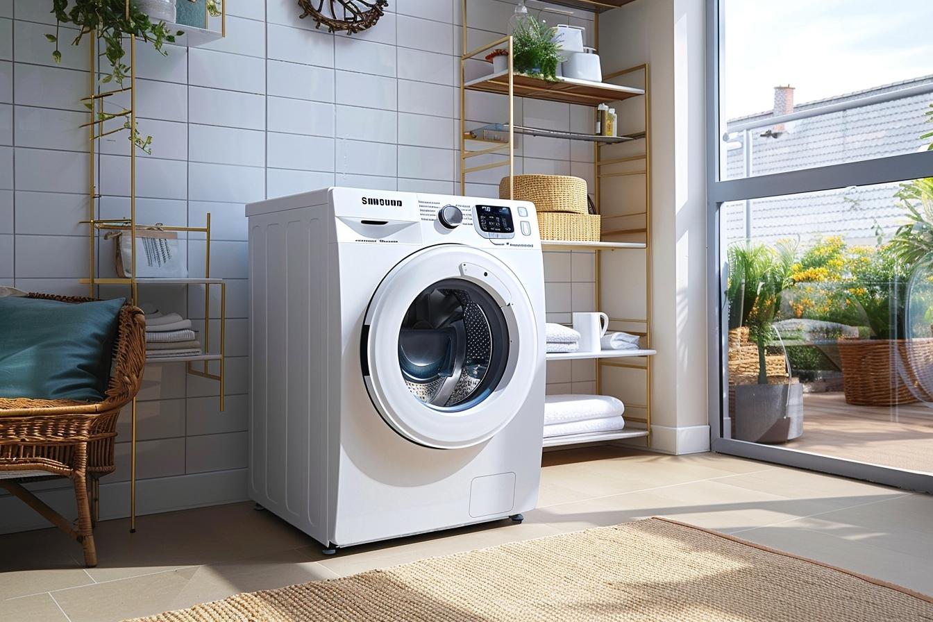 Avis lave-linge séchant Samsung wd80t4046ew : efficacité et simplicité d'utilisation