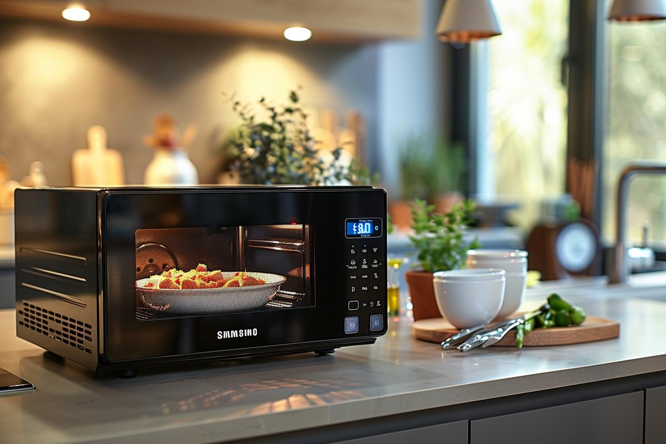 Avis Micro-onde Grill Samsung MG28H5125NK : fonctionnalités et performance