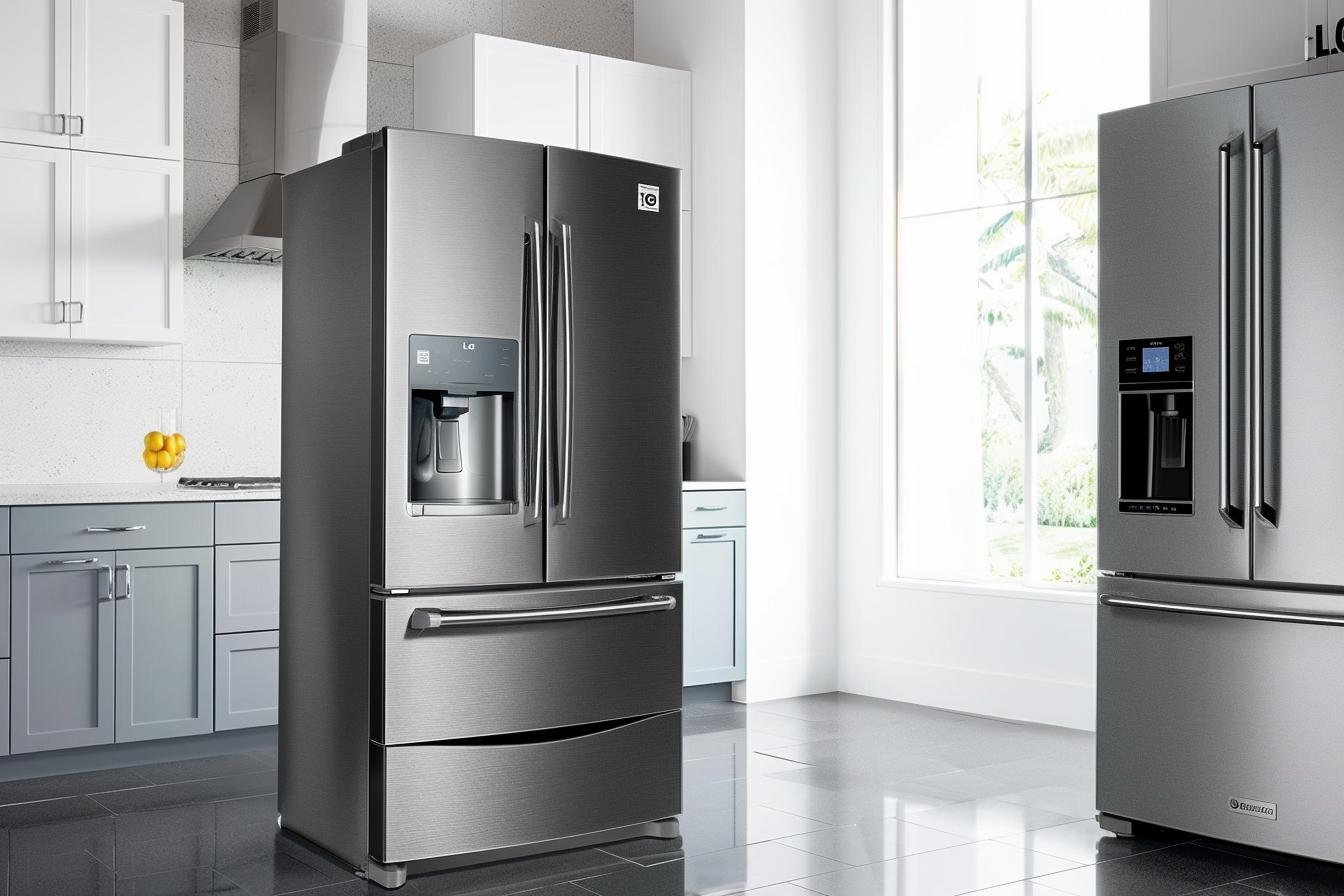 Avis Réfrigérateur américain LG GSJV90MCAE : design et fonctionnalités avancées