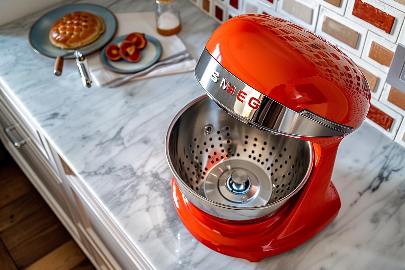 Avis Robot Pâtissier Smeg SMF03RDEU : design et performance