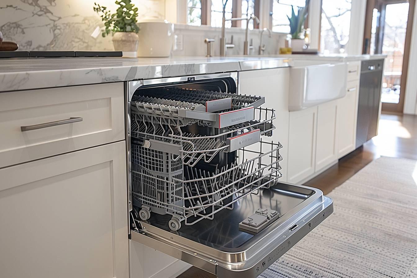 Quels sont les avantages d'un lave-vaisselle encastrable avec option demi-charge ?