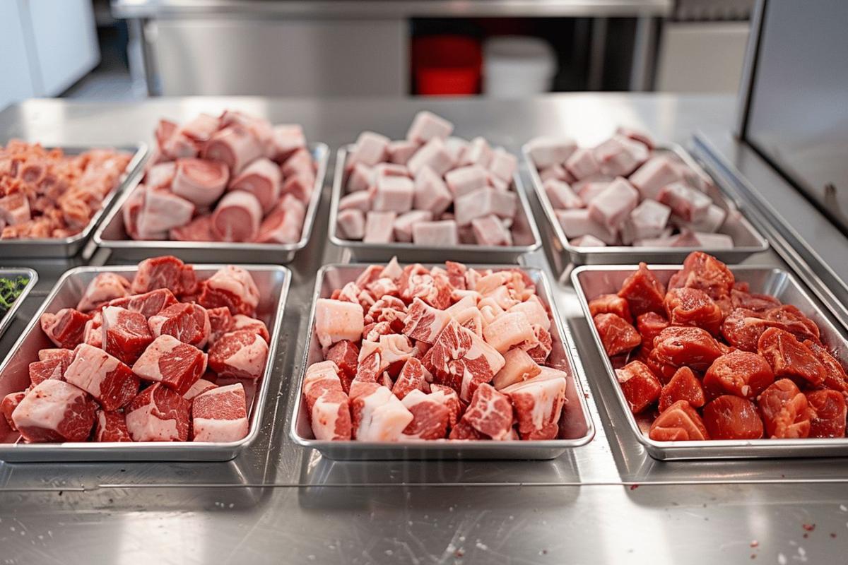 Rappel de biftecks hachés de bœuf en vrac chez Auchan : morceaux dénervés et dégraissés à risque