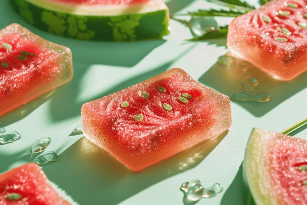 Rappel de bonbons Veed au cannabis : gélifiés véganes au melon d'eau avec 300mg de THC retirés du marché