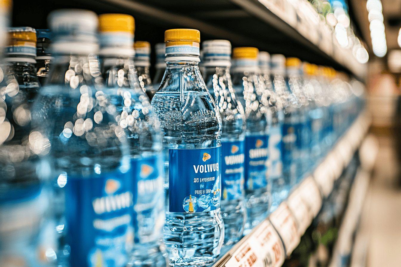 Rappel de bouteilles d'eau minérale Volvic au goût et odeur de vinaigre en France