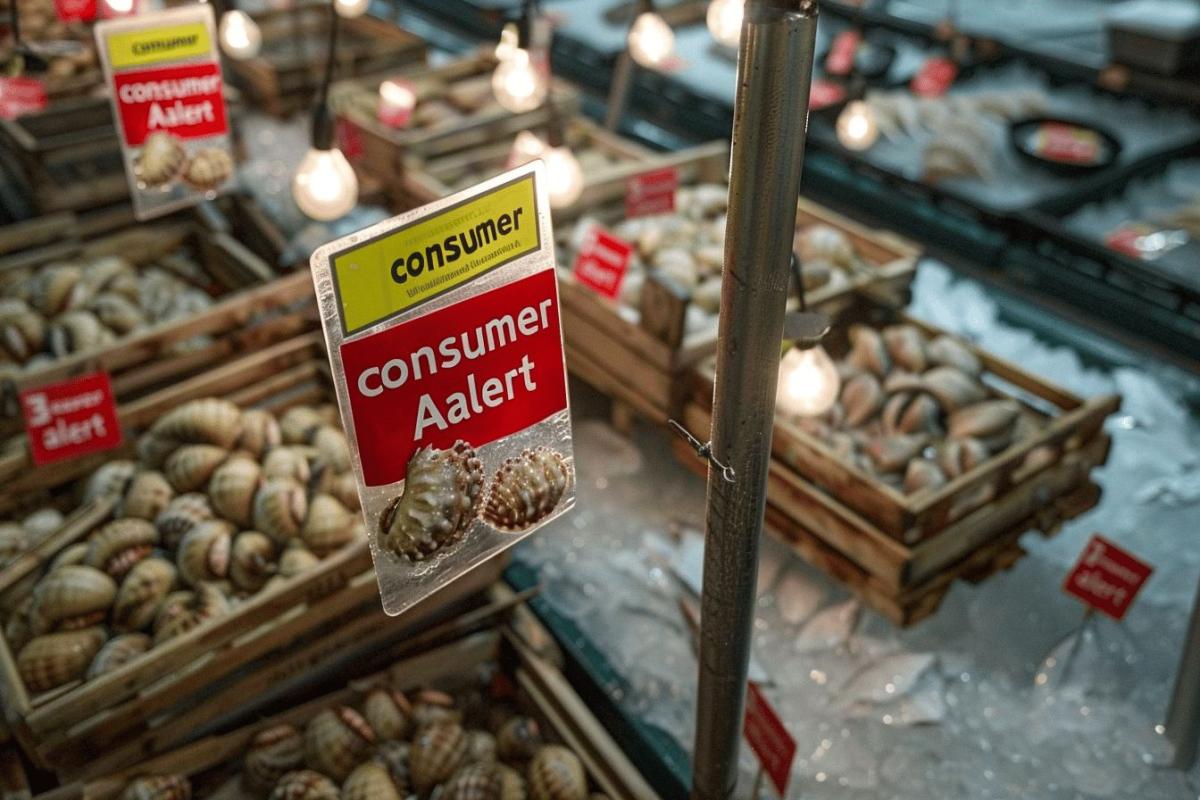 Rappel des bulots cuits vendus chez Hyper Feurs : alerte consommateur au rayon marée traditionnelle