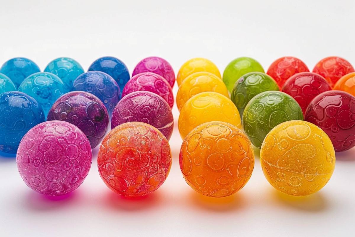 Rappel consommateur : 24 petites balles Rubbabu en display Ø5cm - Détails et précautions