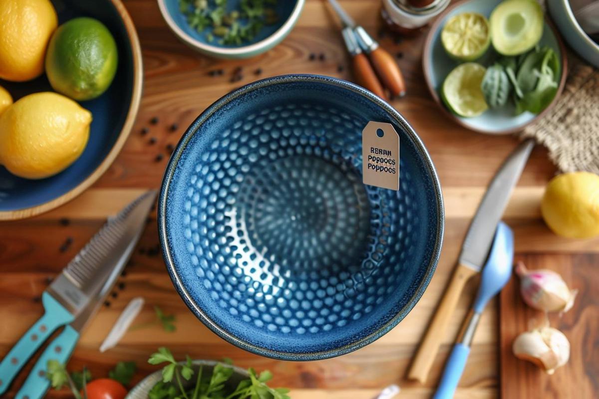 Rappel consommateur : assiette creuse bleue martelée Les POPOTTES 22cm - Risque potentiel identifié