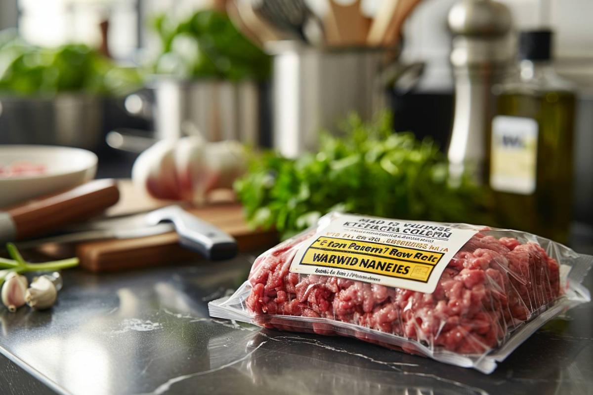 Rappel consommateur : Bifsteck haché de marque distributeur - Risque sanitaire détecté