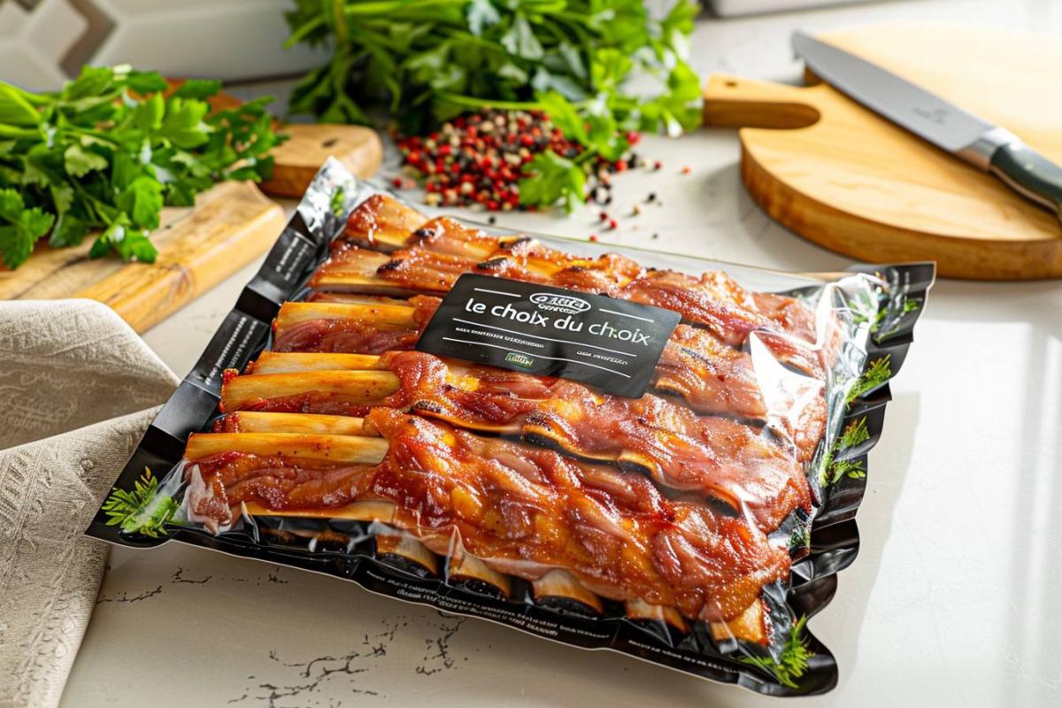 Rappel consommateur : carré de côtes cuit Le Choix du Charcutier - 4 tranches de 180g retirées du marché