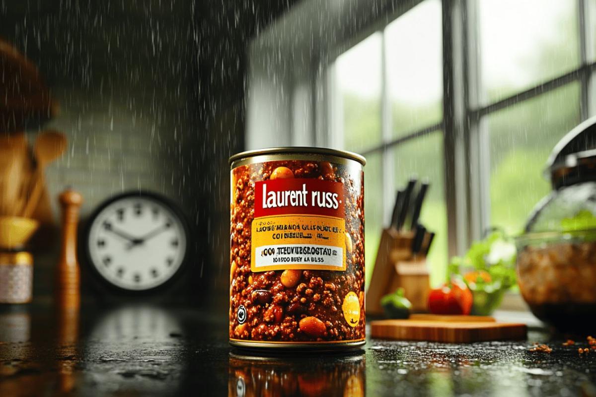 Rappel consommateur : chili con carne Laurent Russ - détails du produit retiré de la vente