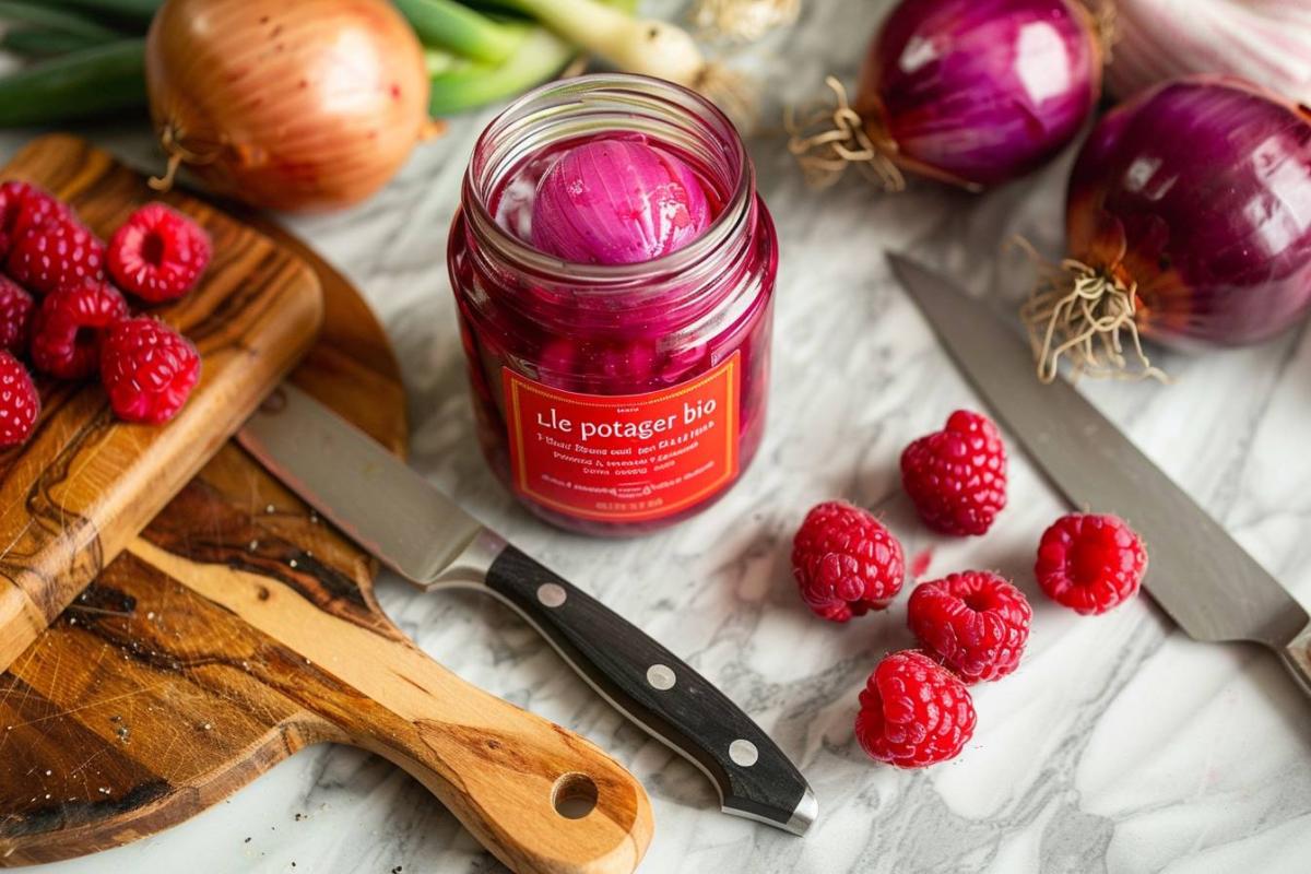 Rappel consommateur : détail confit d'oignons à la framboise 100g du Potager Bio - Risque sanitaire
