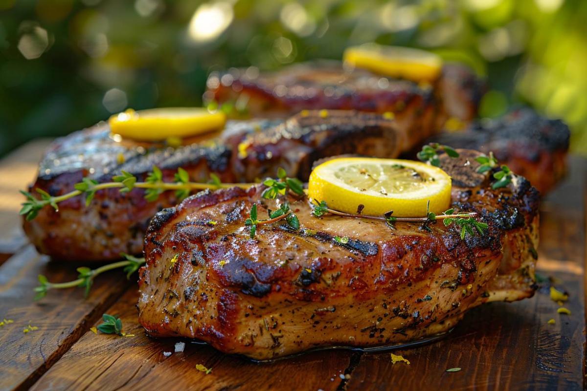 Rappel consommateur - détail sur les côtes de porc marinée thym citron sans marque à surveiller