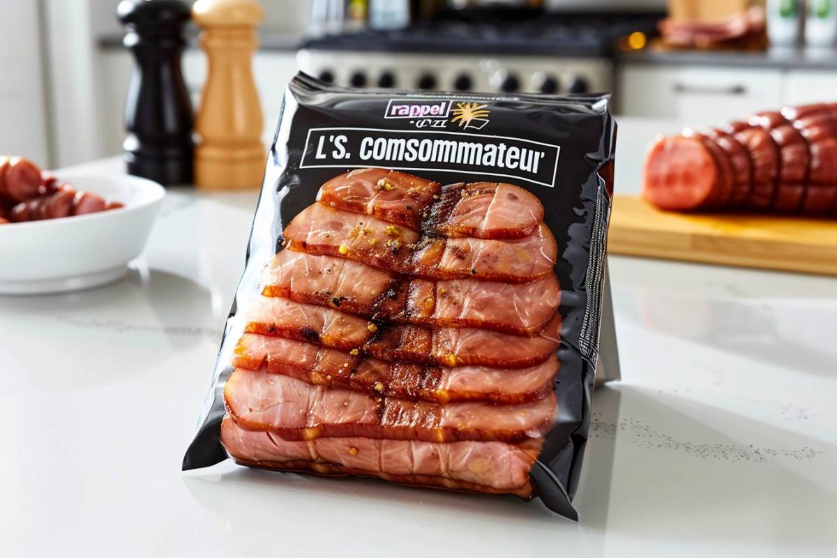 Rappel consommateur : détail jambon fumé LS L'Eleveur pour risque sanitaire