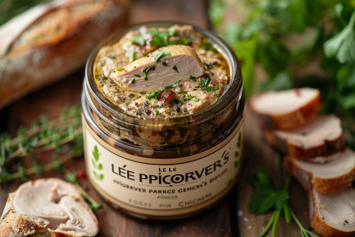Rappel consommateur - détail rillette de canard et de poulet Bio Le Picoreur
