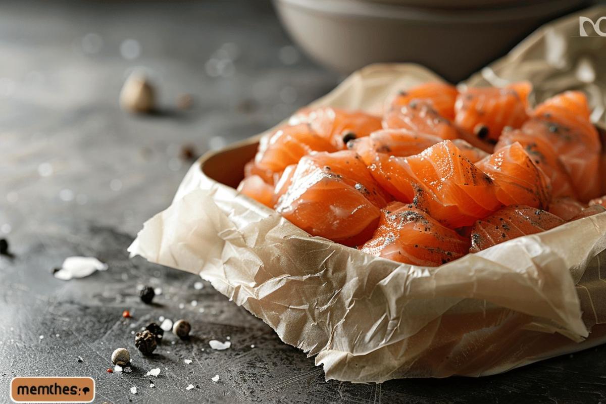 Rappel consommateur : détail du tartare de saumon contaminé vendu à la Marée sans marque