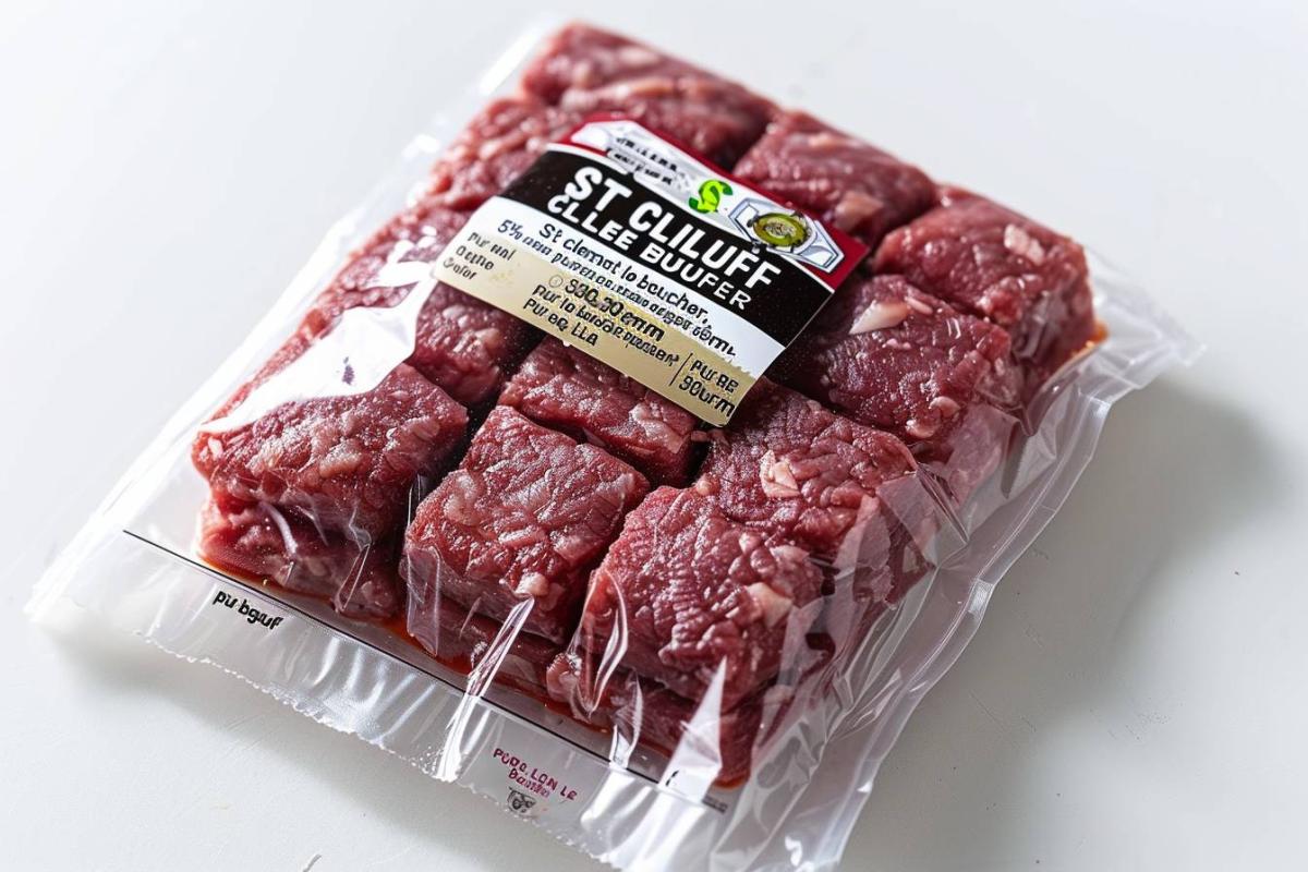 Rappel consommateur : détail viande hachée pur bœuf 5% 300G St Clément le Boucher