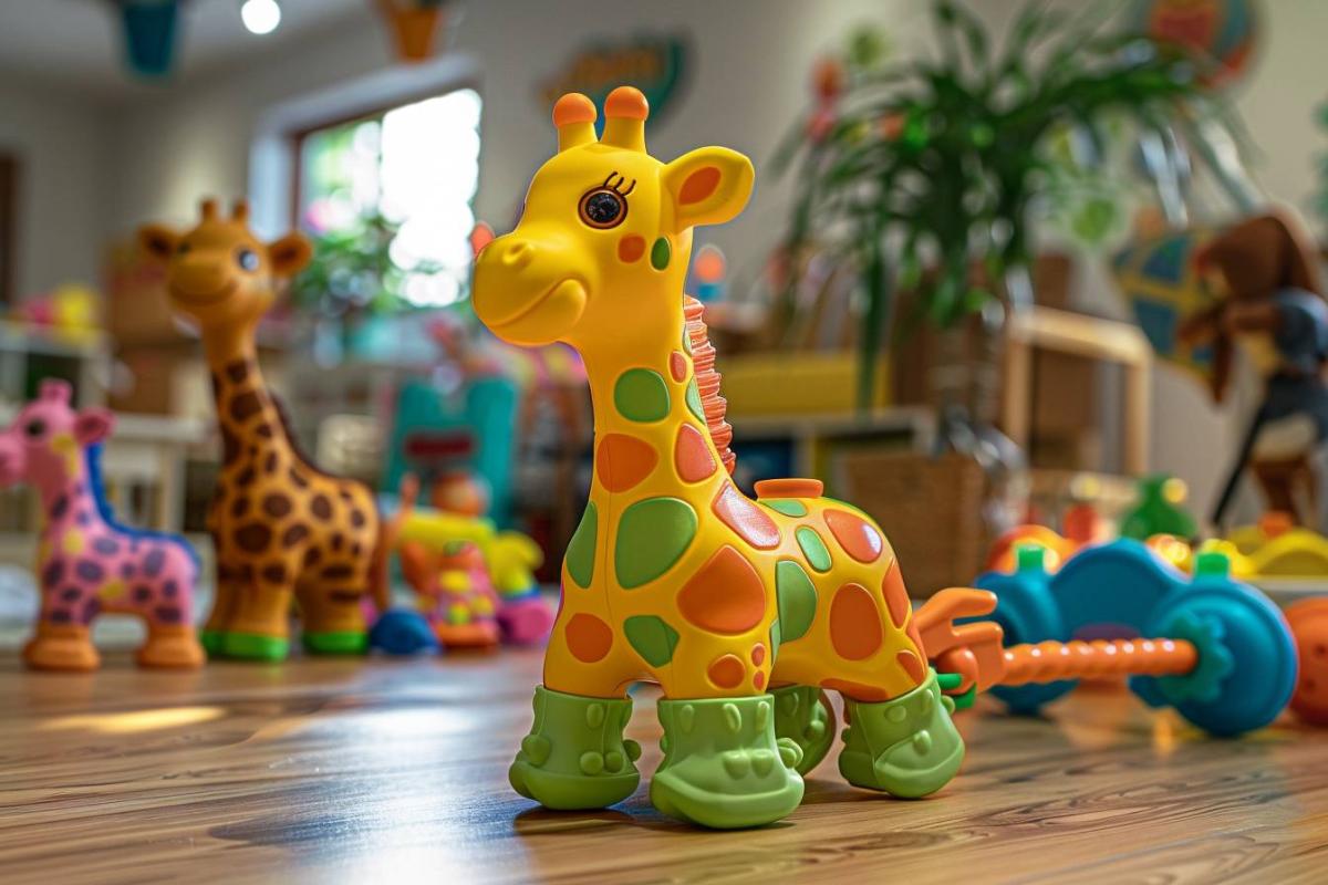 Rappel consommateur : girafe à tirer Rubbabu de 18x12,5x19cm - Détails et informations importantes