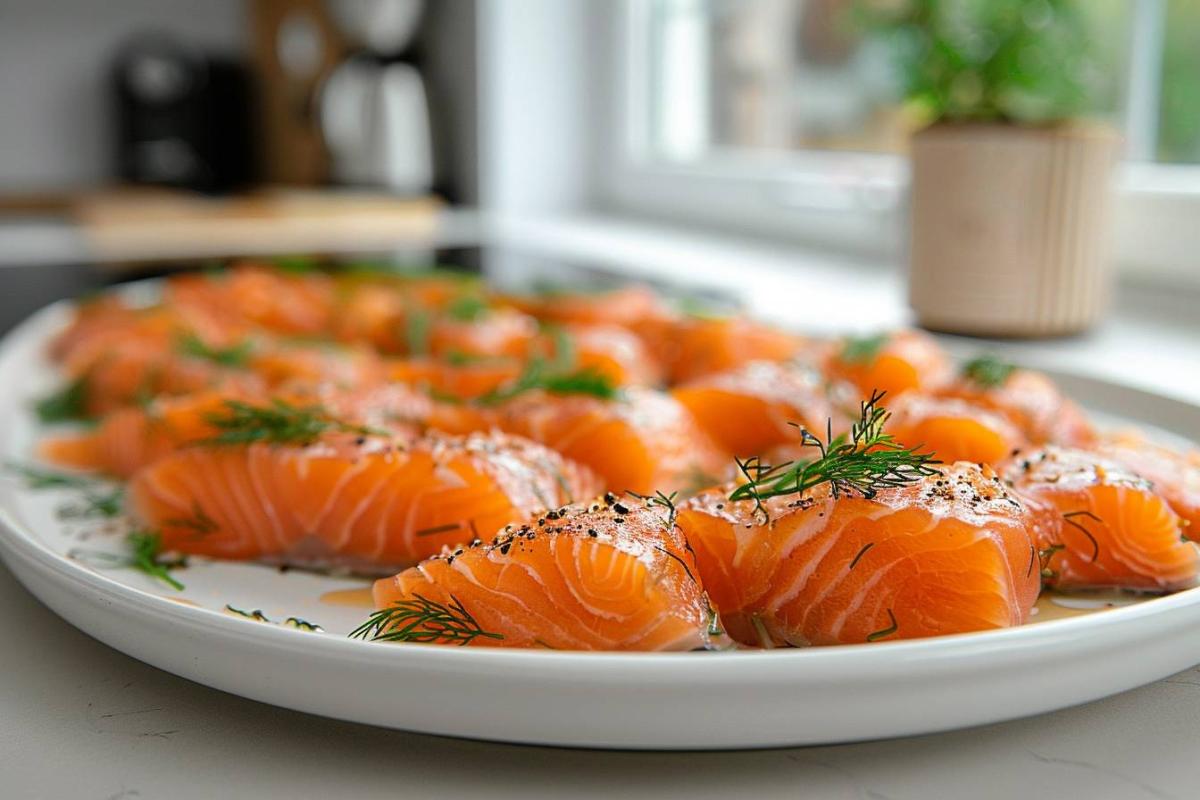 Rappel consommateur : gravlax de saumon mariné à l'aneth sans marque - Risque sanitaire détecté