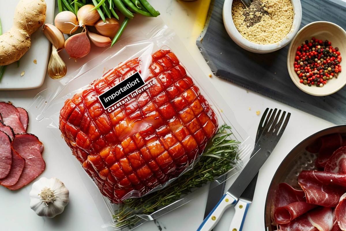 Rappel consommateur : Jambon cuit Charcuterie Rouch retiré pour risque sanitaire - Informations importantes