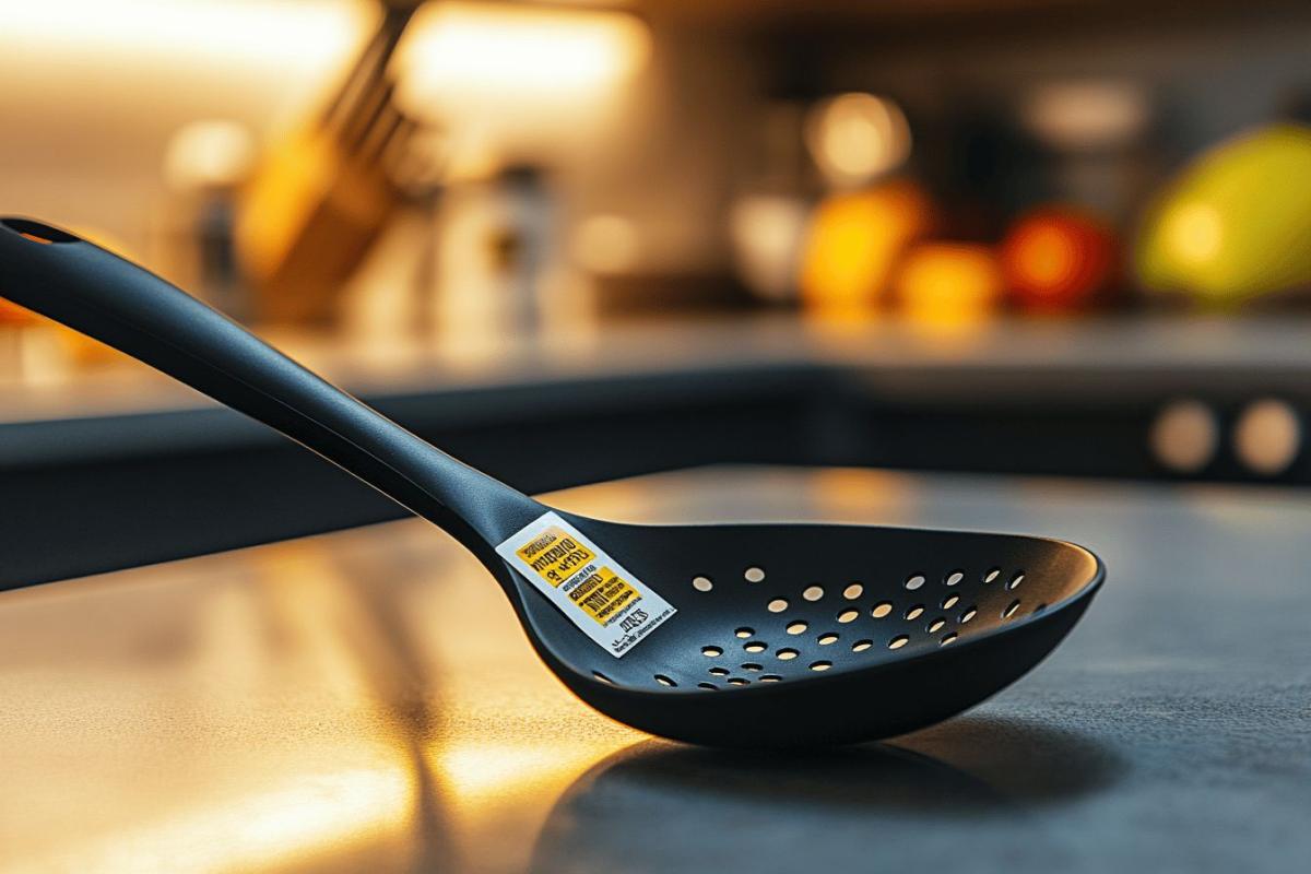 Rappel consommateur : la louche en nylon noir Tedi présente un défaut dangereux