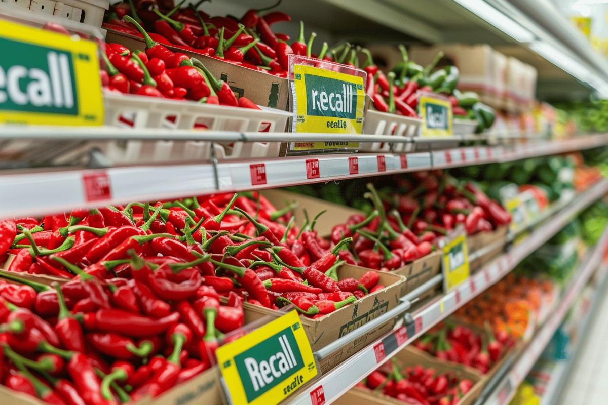 Rappel consommateur : mini piments rouges thaï retirés des rayons Auchan pour risque sanitaire
