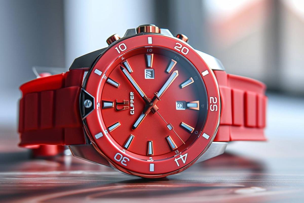 Rappel consommateur montres silicone rouge avec métal cuivre de marque clipper