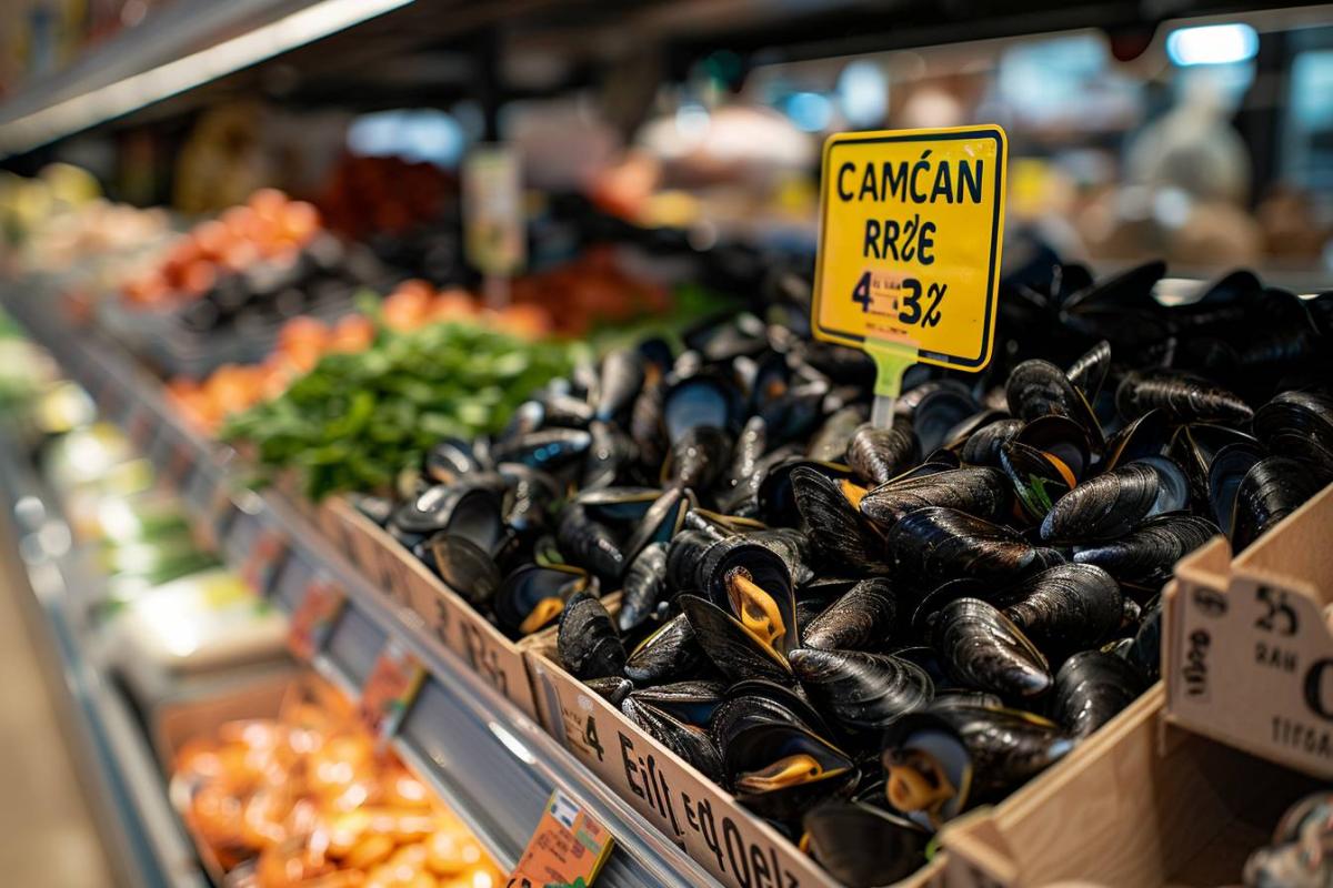 Rappel consommateur : Moules d'Espagne Auchan poissonnerie - Risque sanitaire détecté