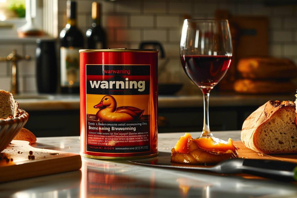 Rappel consommateur : mousse de canard 160g Brient potentiellement dangereuse