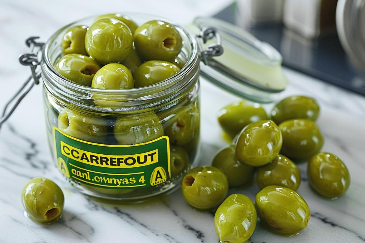Rappel consommateur : olives vertes entières de marque Carrefour rappelées pour risque sanitaire