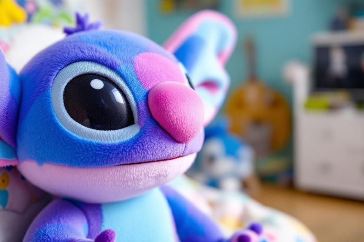 Rappel consommateur : peluche Stitch bleu et rose respirante rappelée pour défaut de sécurité