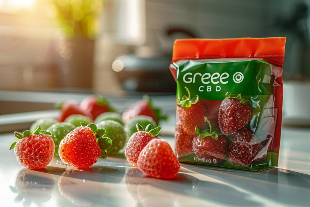 Rappel consommateur : Les petits bonbons CBD fraise des bois sans sucre 600mg Greeneo - Détails importants