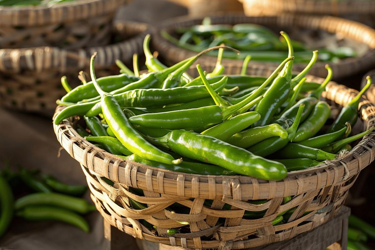 Rappel consommateur : piment vert sans marque du Cambodge présentant un risque sanitaire