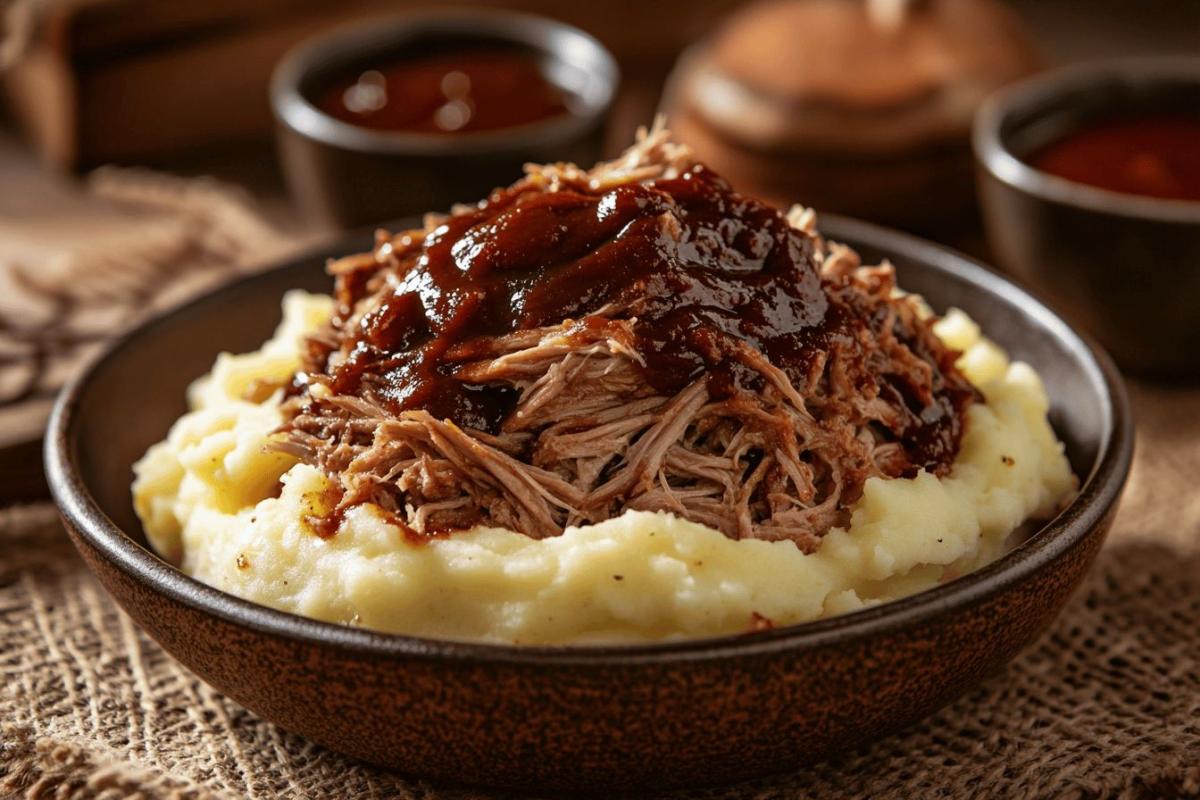 Rappel consommateur : pulled pork écrasé de pomme de terre sauce barbecue Aussitôt Bon 372g