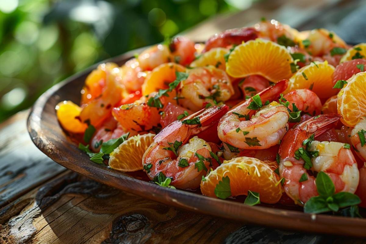 Rappel consommateur : salade de gambas aux mandarines 1,8kg sans marque - Alerte sécurité alimentaire