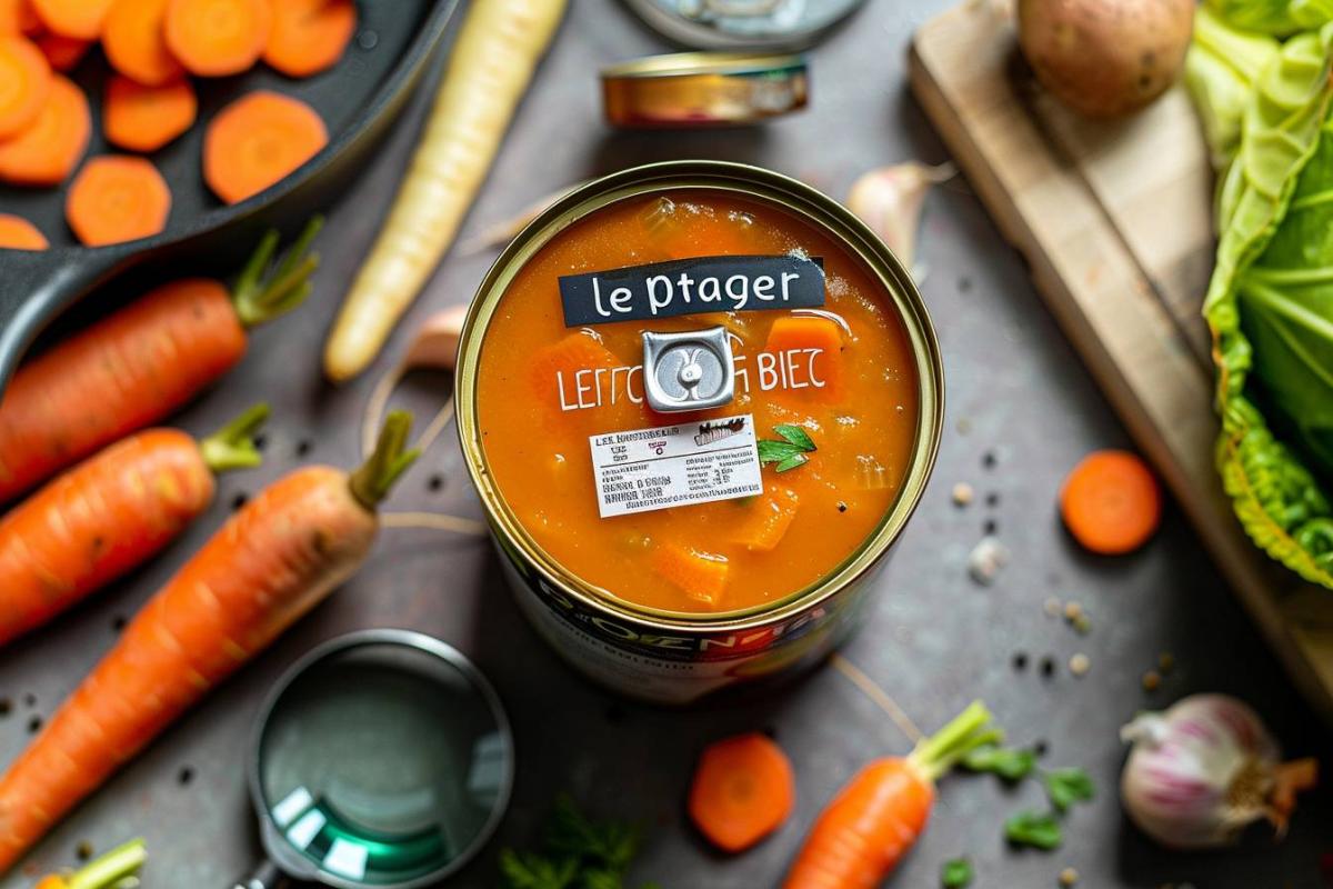 Rappel consommateur : Soupe de carottes Le Potager Bio retirée pour risque de contamination