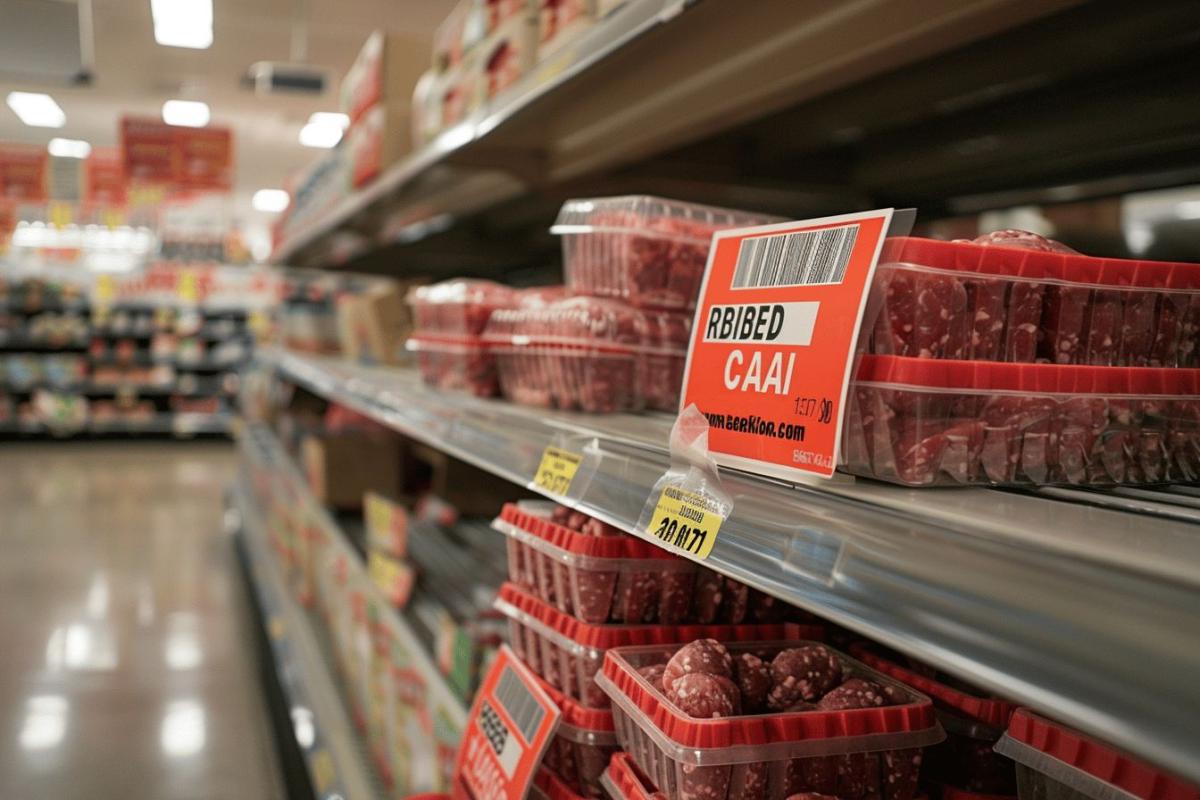 Rappel consommateur : steak haché sans marque retiré de la vente pour risque bactérien