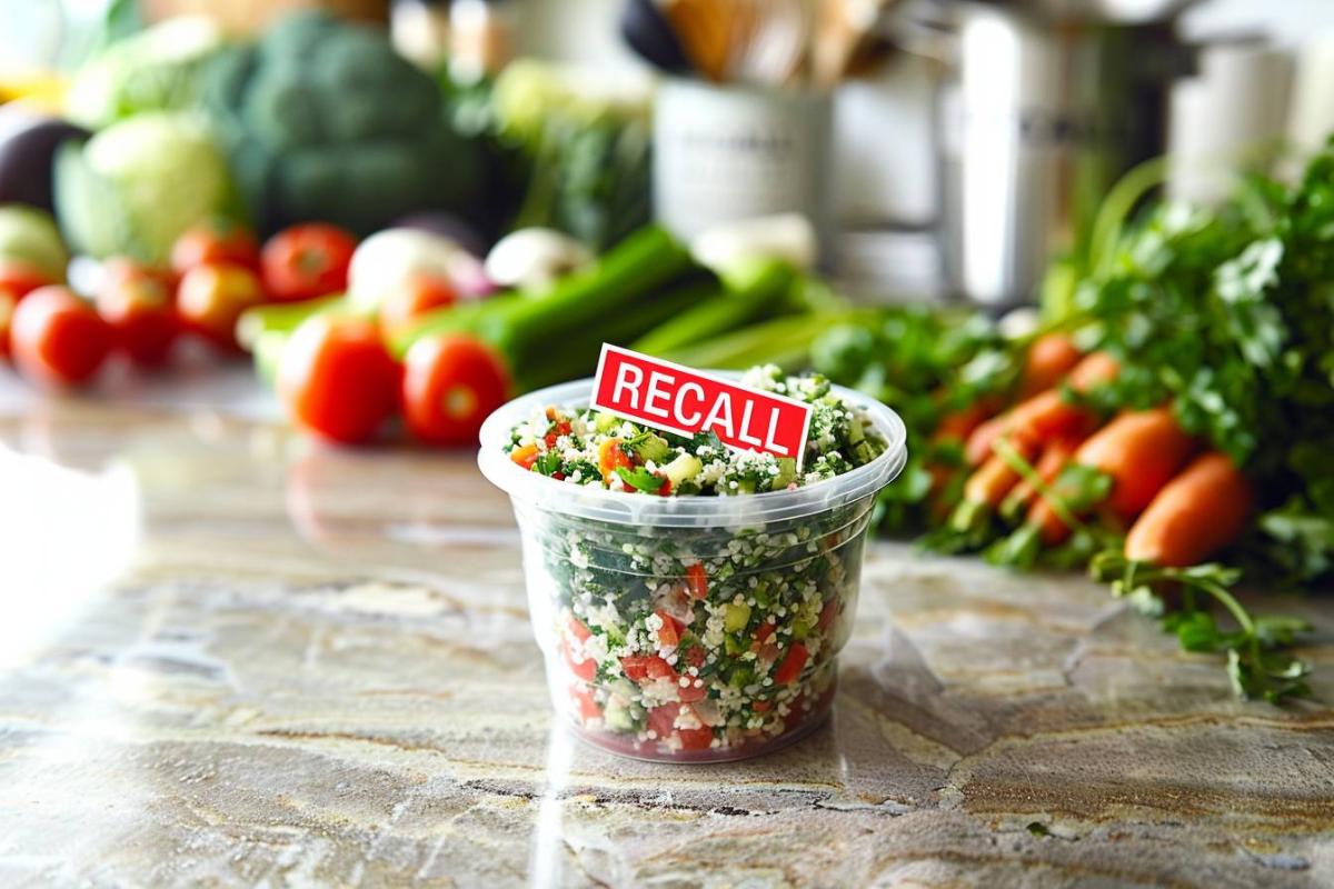 Rappel consommateur : taboulé sans marque retiré de la vente pour risque sanitaire