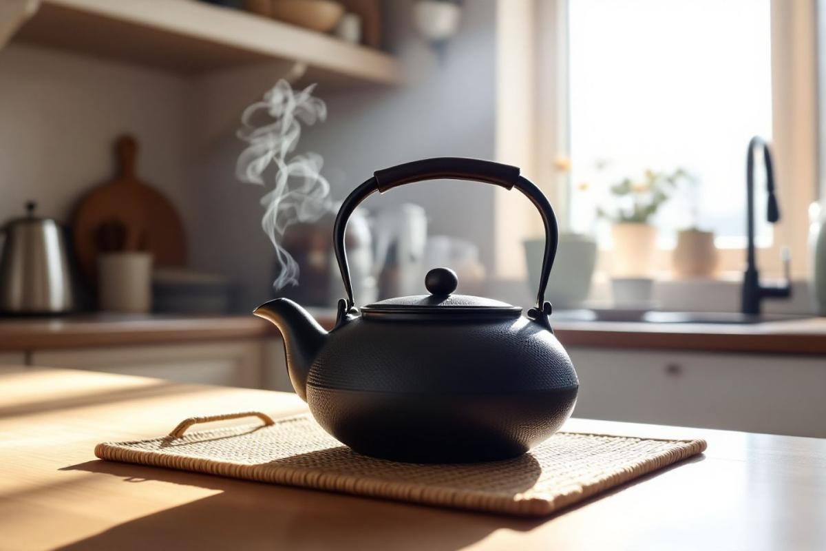 Rappel consommateur : théière en fonte Crofton retirée de la vente pour risque de brûlure