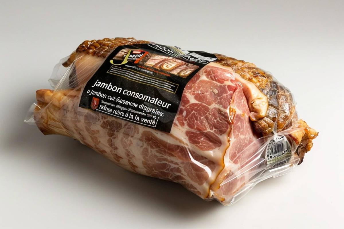 Rappel consommateur U : jambon cuit supérieur découenné et dégraissé retiré de la vente