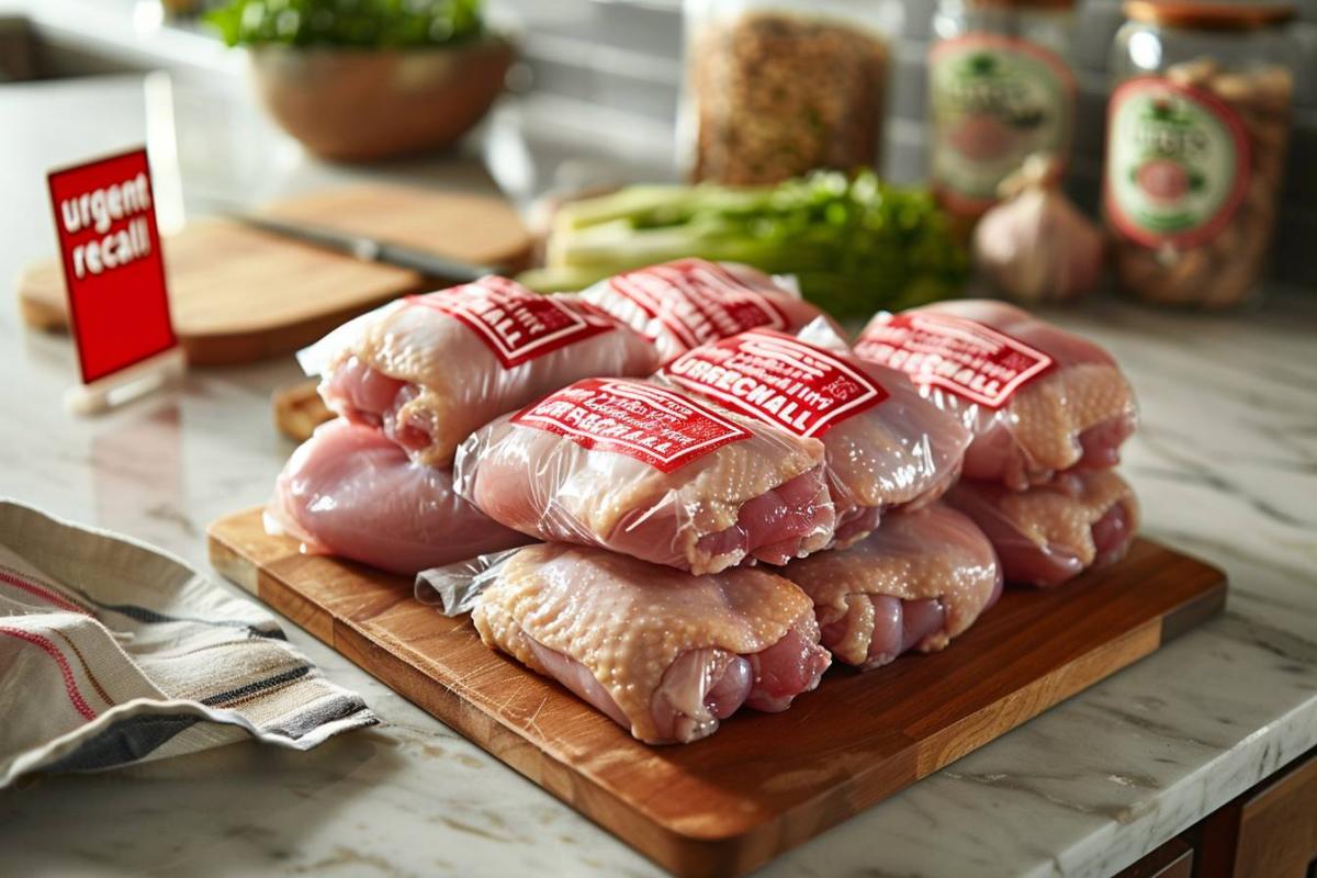Rappel consommateur urgent : Cuisses de poulet sans marque retirées pour risque sanitaire