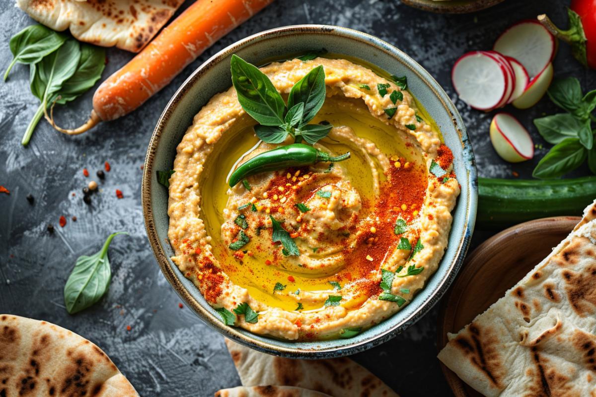 Rappel consommateur urgent : Houmous sauce aux poivrons verts L'Atelier de Noor - Détails