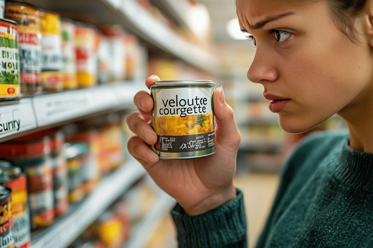 Rappel consommateur : velouté courgette curry EARL les Genets - Alerte conserve défectueuse