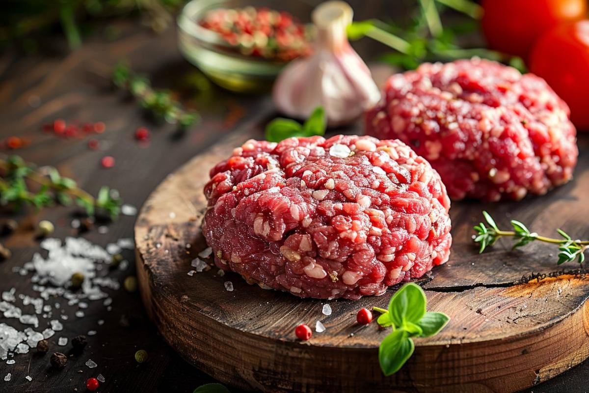 Rappel consommateur : viande hachée charolais façon bouchère 500g 12% matière grasse CORA dégustation