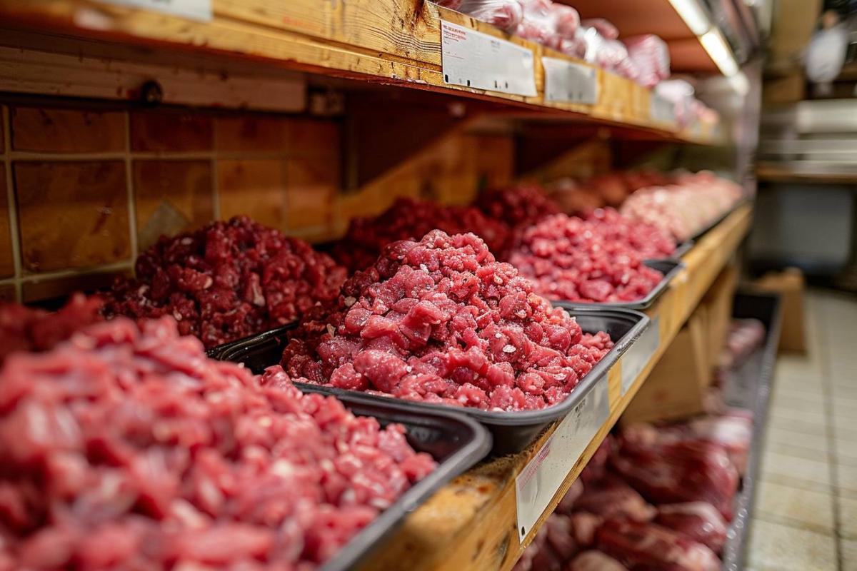 Rappel consommateur : viande hachée en vrac au rayon boucherie traditionnelle - précautions d'usage