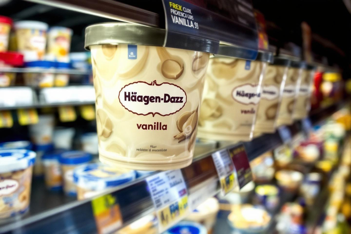 Rappel de crèmes glacées vanille Häagen-Dazs vendues en France